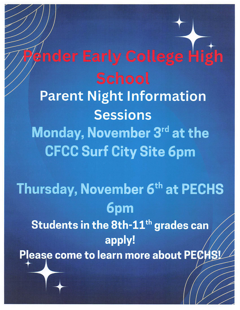 PECHS parent night information sessions