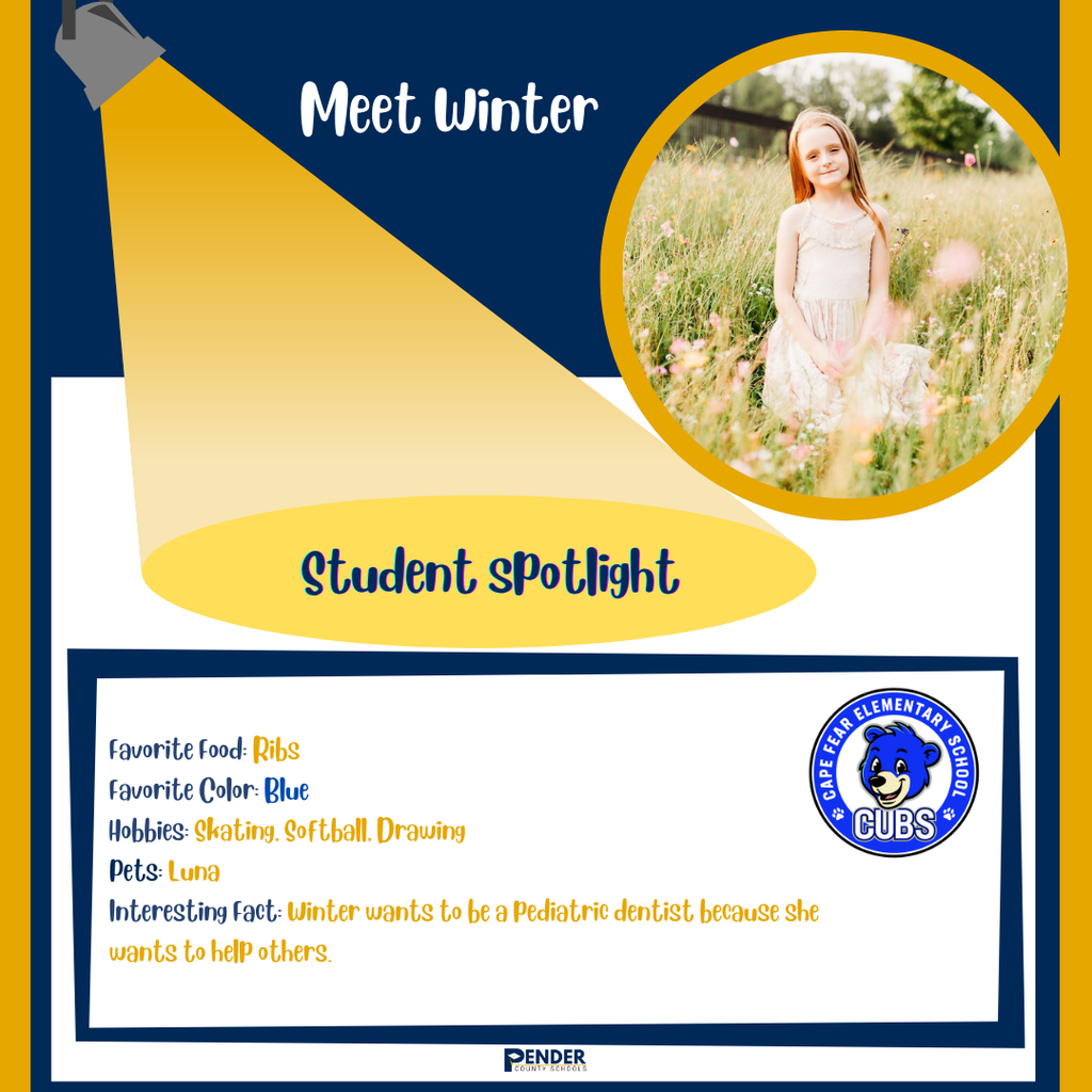 student spotlight winter cfe