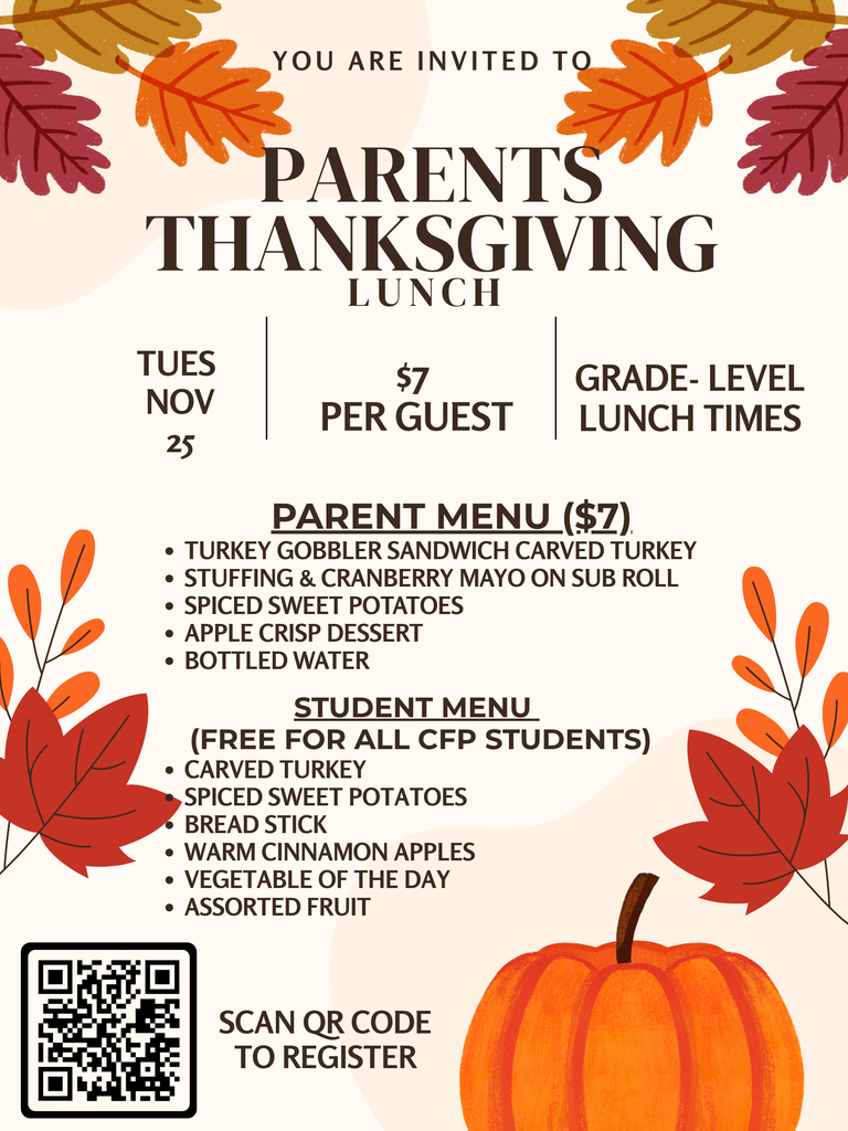 Thankgiving Lunch Flyer CFP