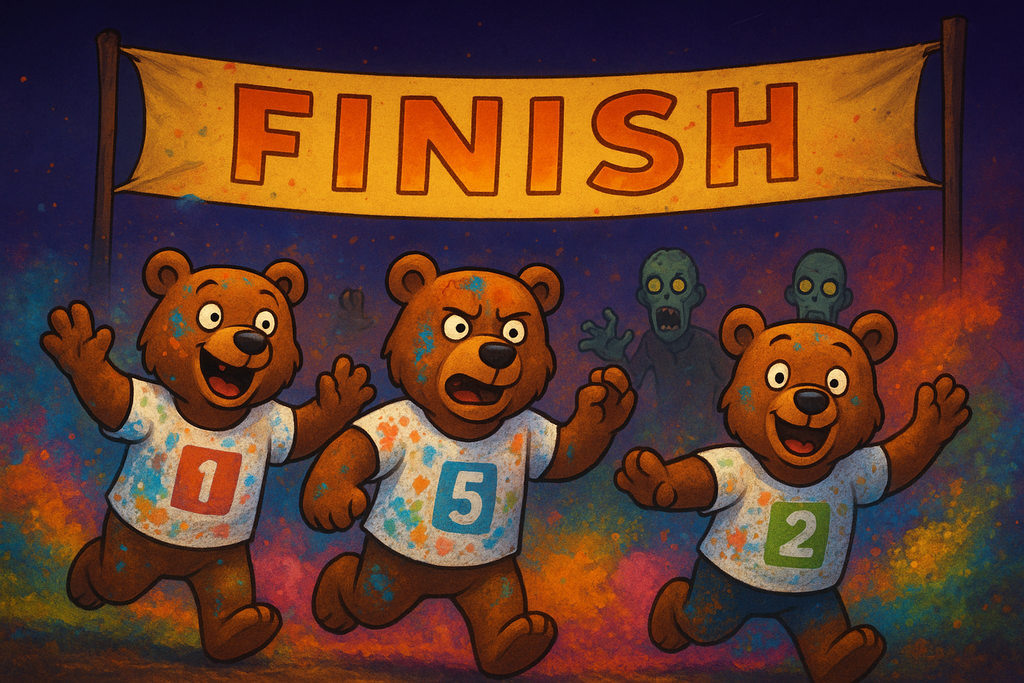 Though the color run is finished, don't forget you can still donate until Saturday.