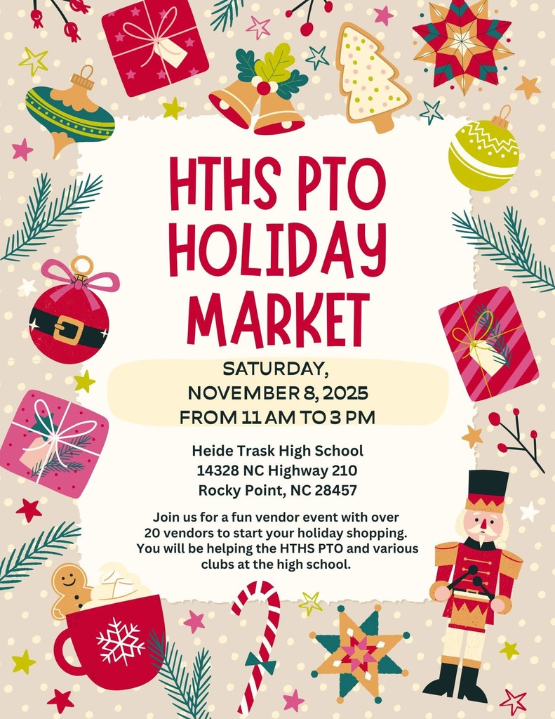 HTHS PTO Holiday Market tomrrow