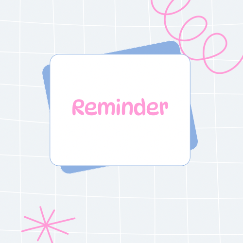Reminder