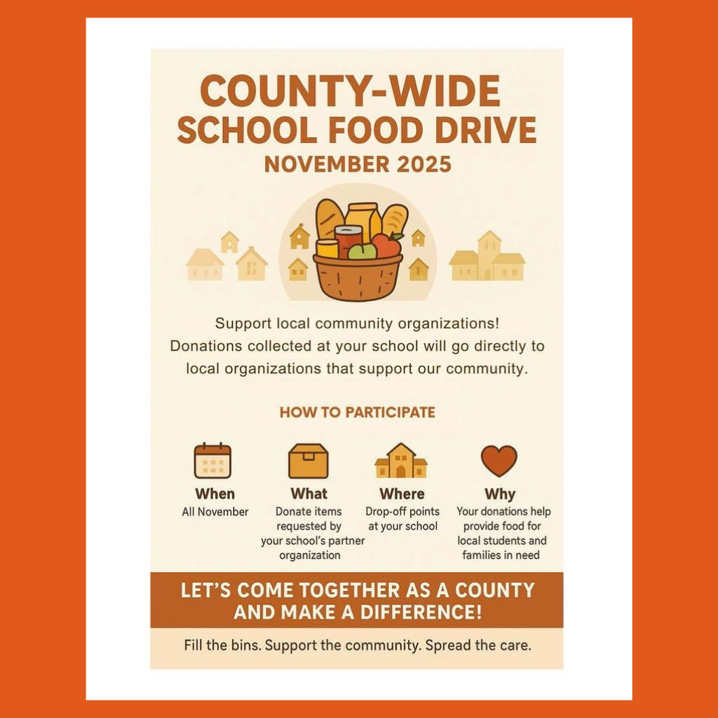 food drive flyer