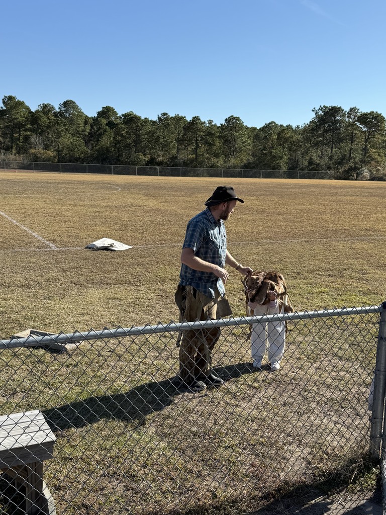 Native American presentation outside elementary school
