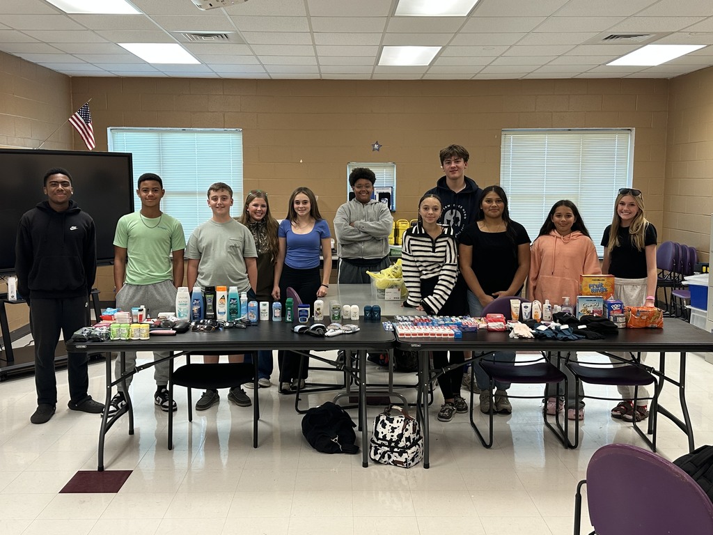 Student Athletic Leadership Team's received donations.