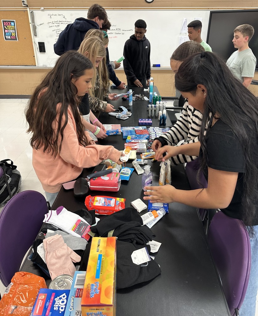 Student Athletic Leadership Team's received donations.