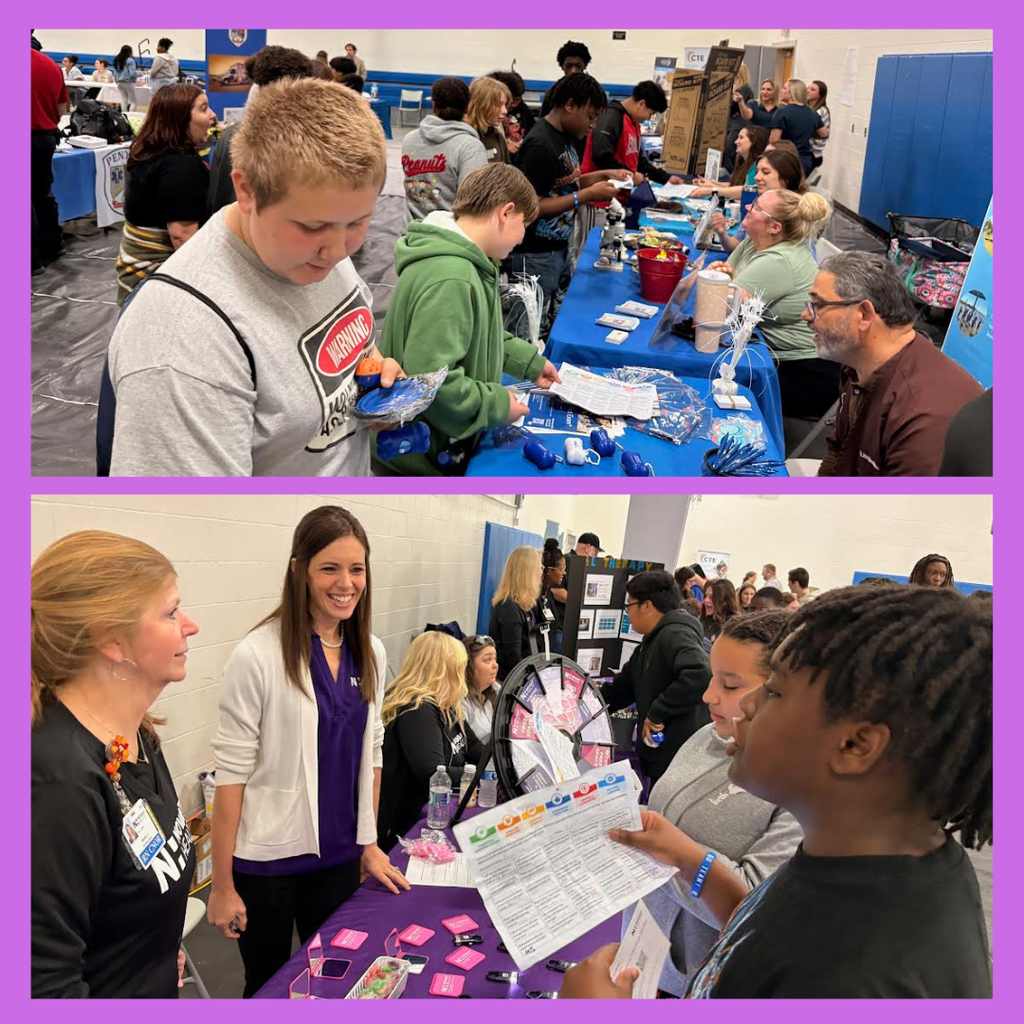 students at career day