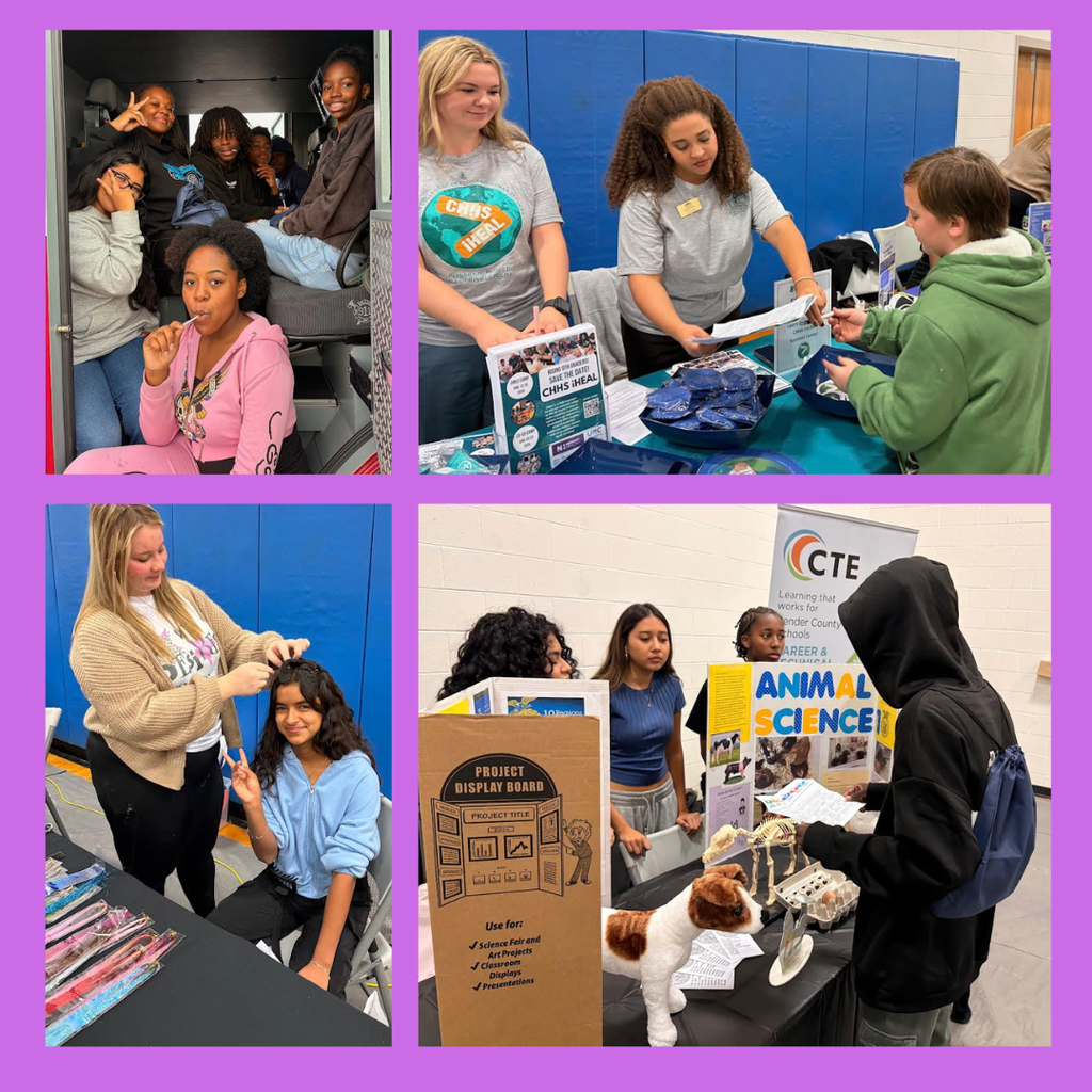 students at career day