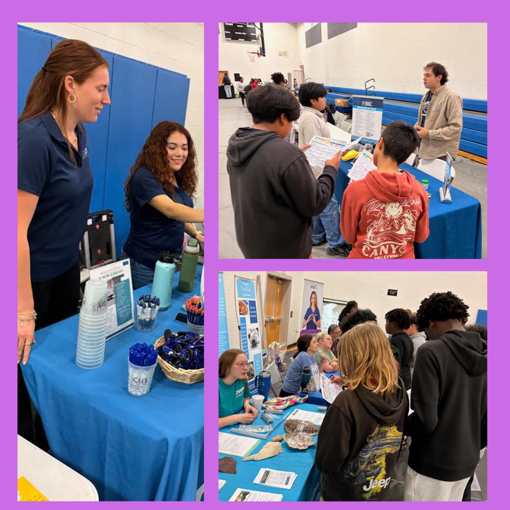 students at career day