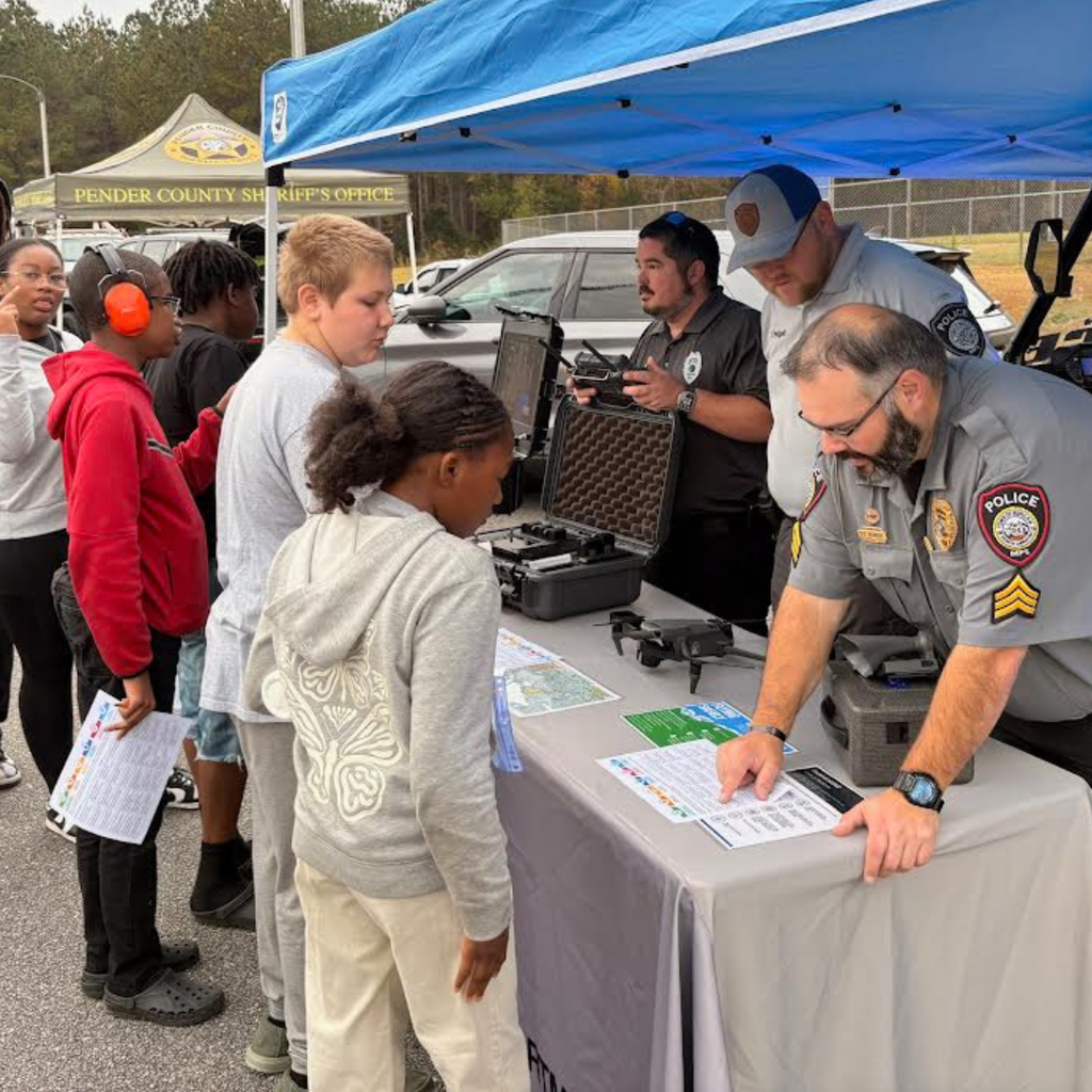students at career day