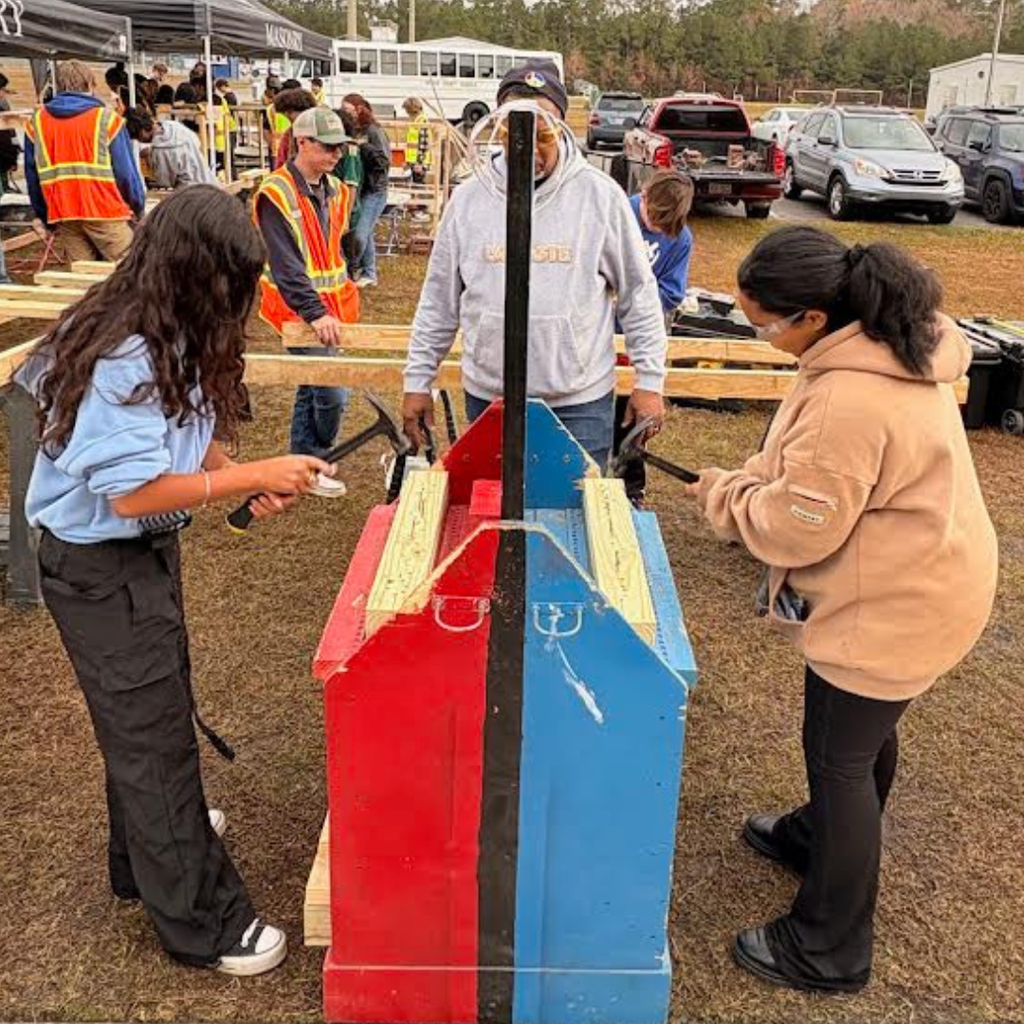 students at career day