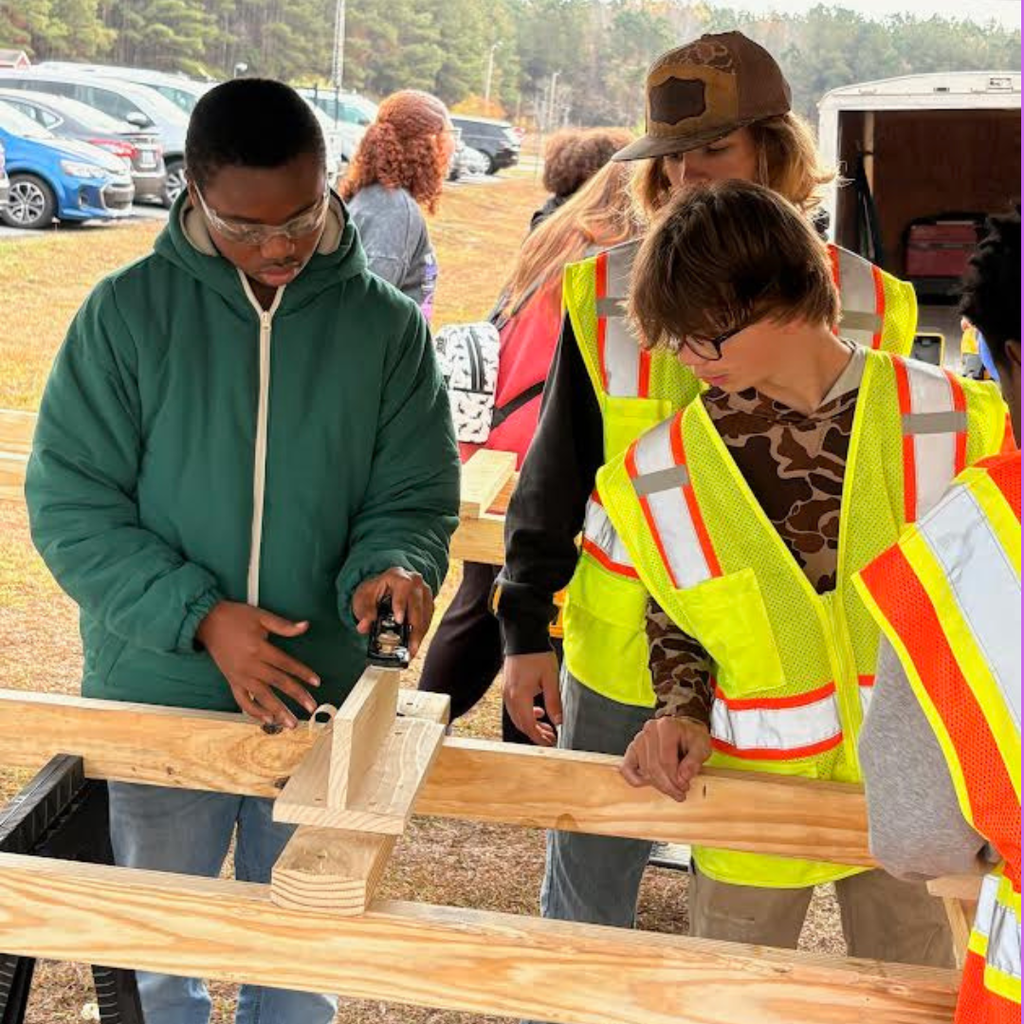 students at career day
