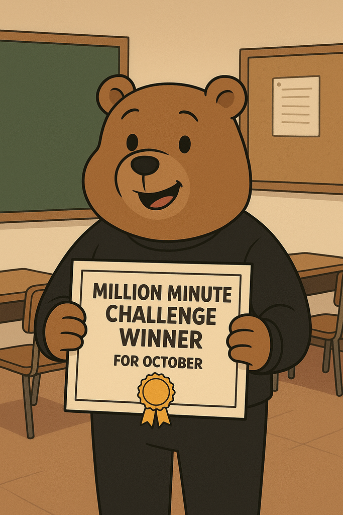 Cartoon picture for Gideon who did not want his picture taken.