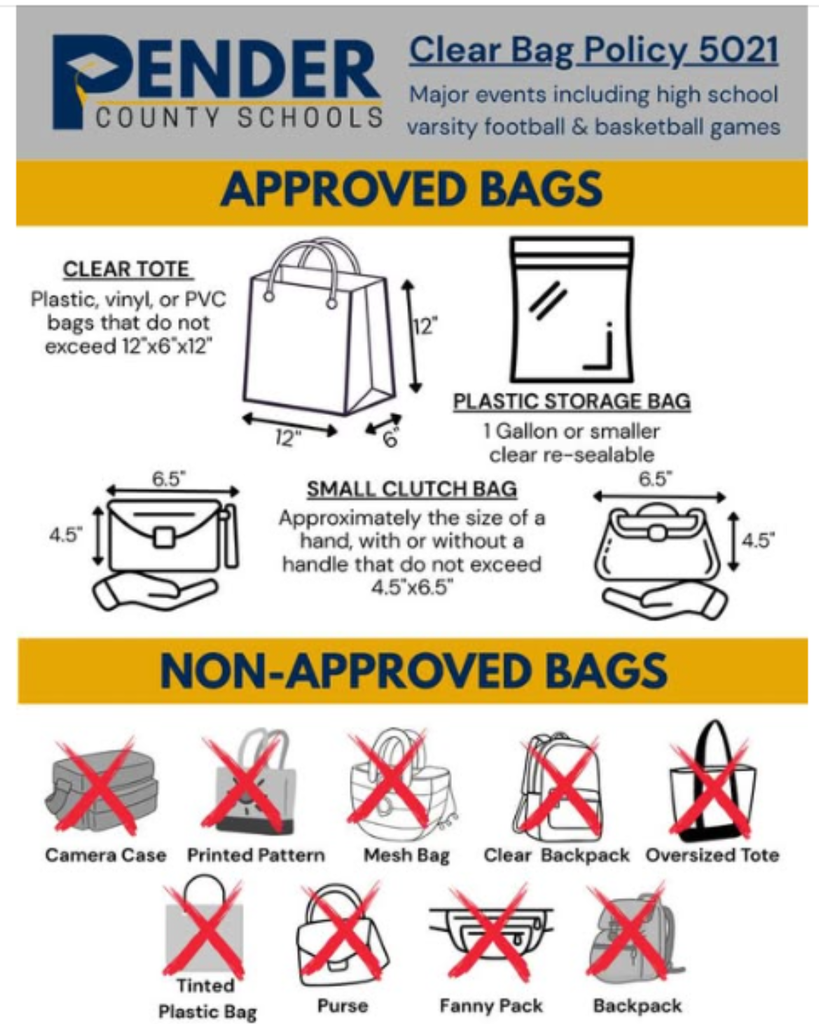 Clear bag policy
