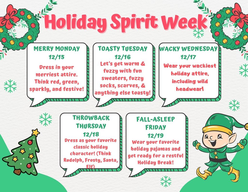 Holiday Spirit Week