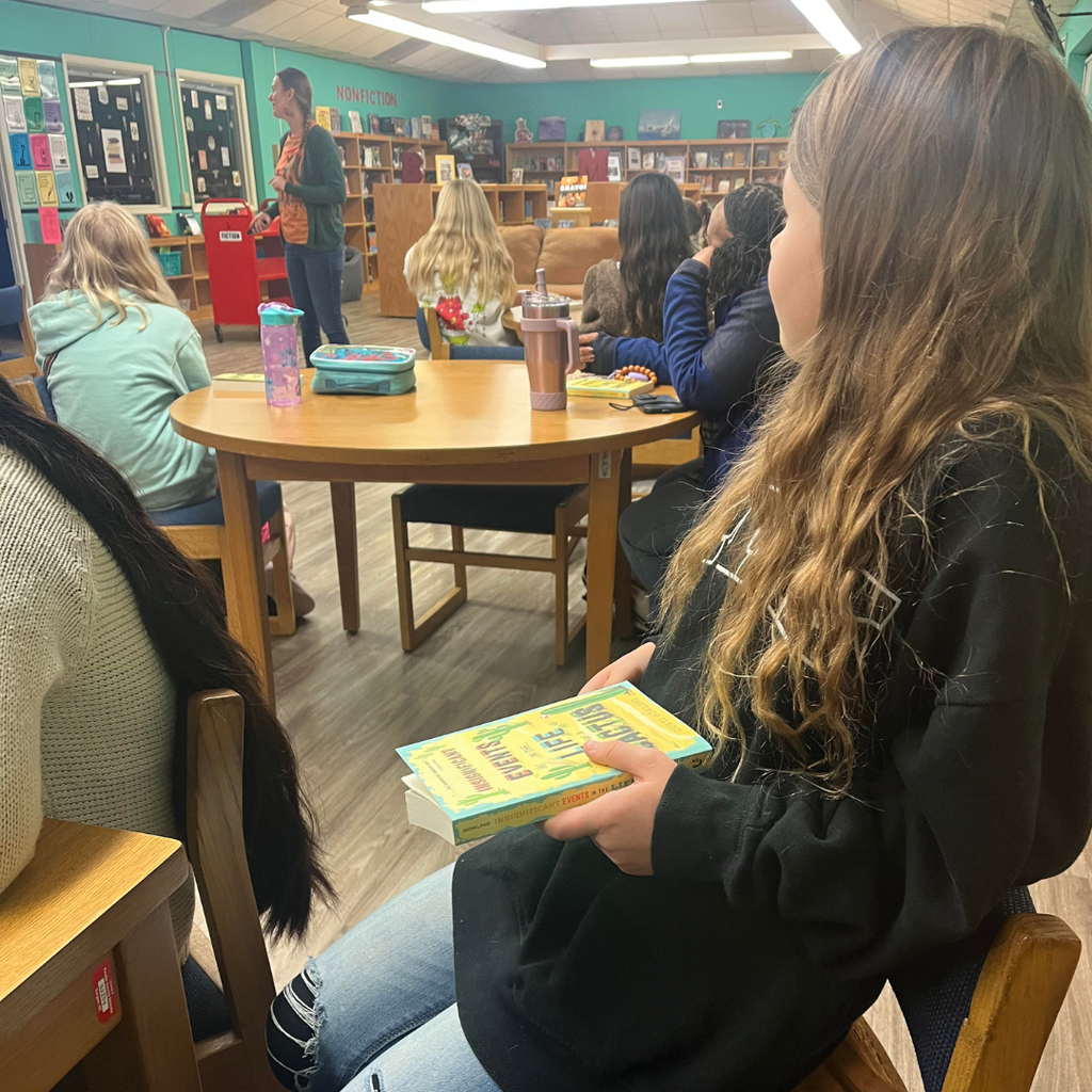 students attending presentation