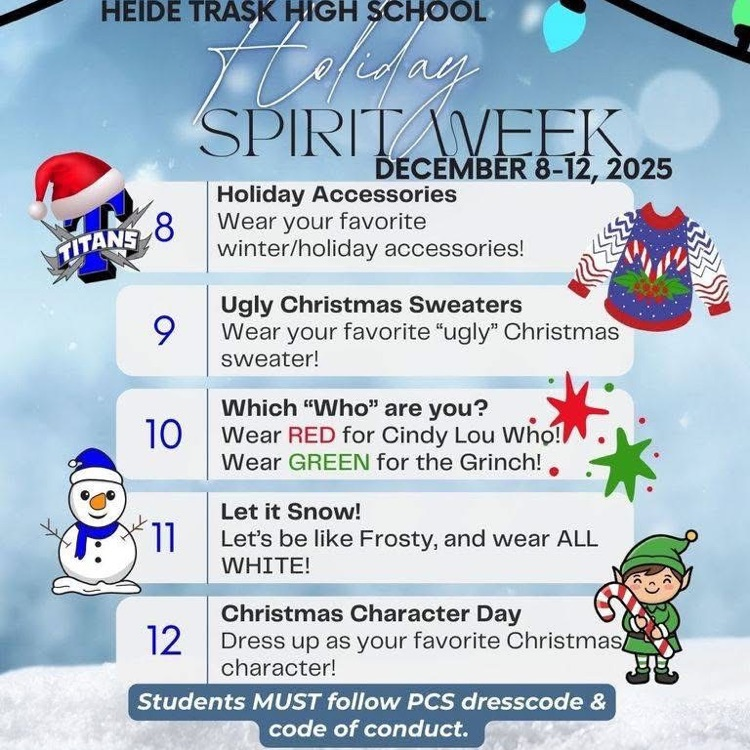 holiday spirit week