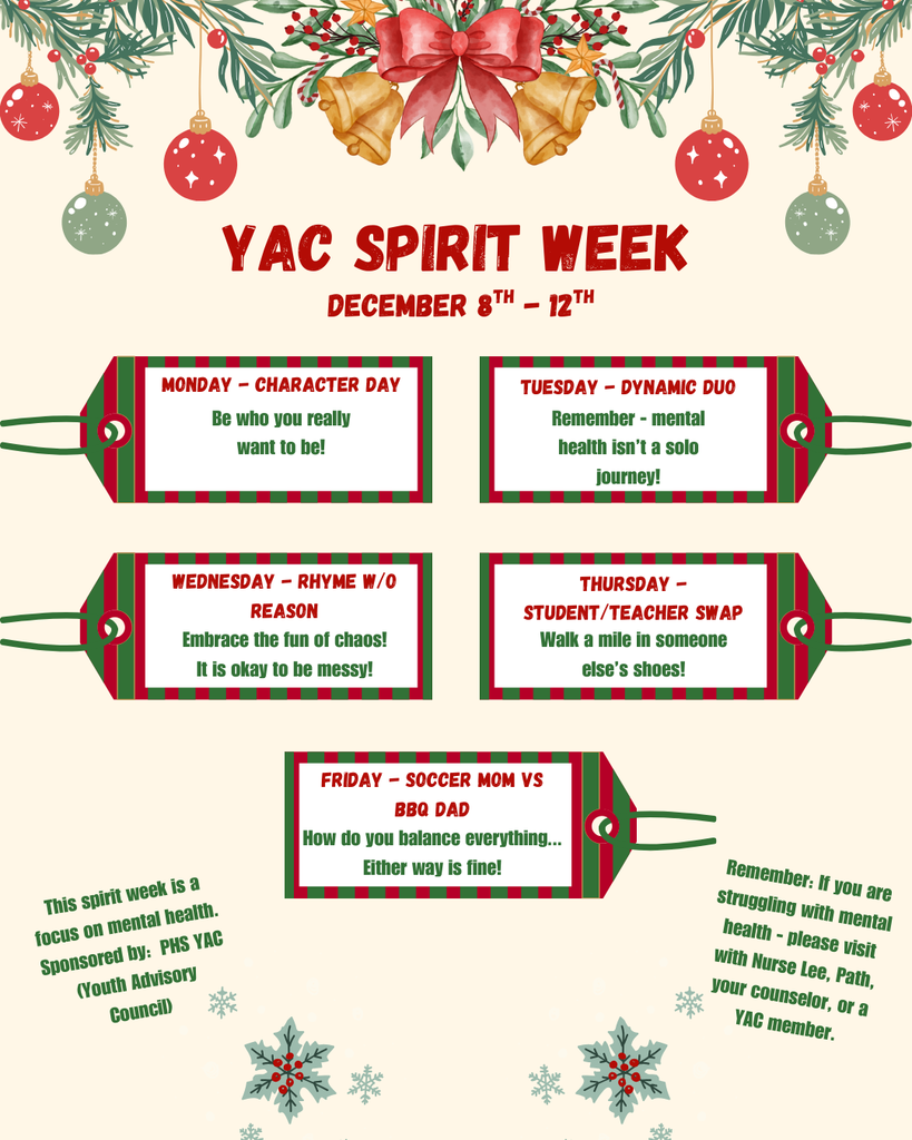 YAC Spirit Week