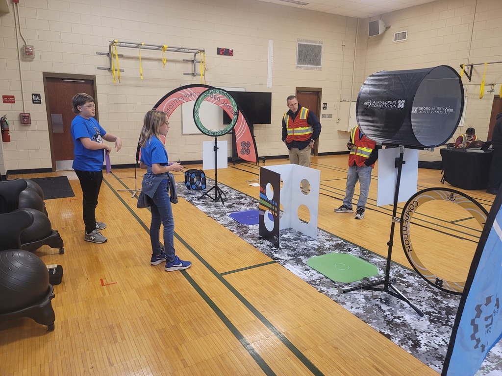 CFMS Robotics team at their first drone competition this past Saturday, December 6th at Sandhills Community College.