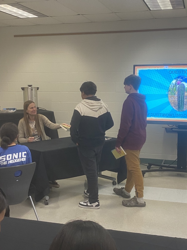 Dusti Bowling author visit!