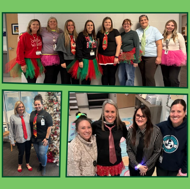 teachers wearing tutu's and ties