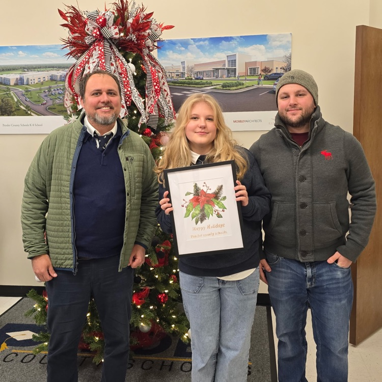 Olivia Sisco being recognized at the Pender County BoE meeting 