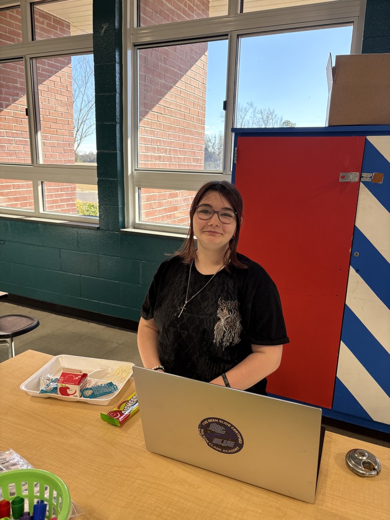 Helping run the school store