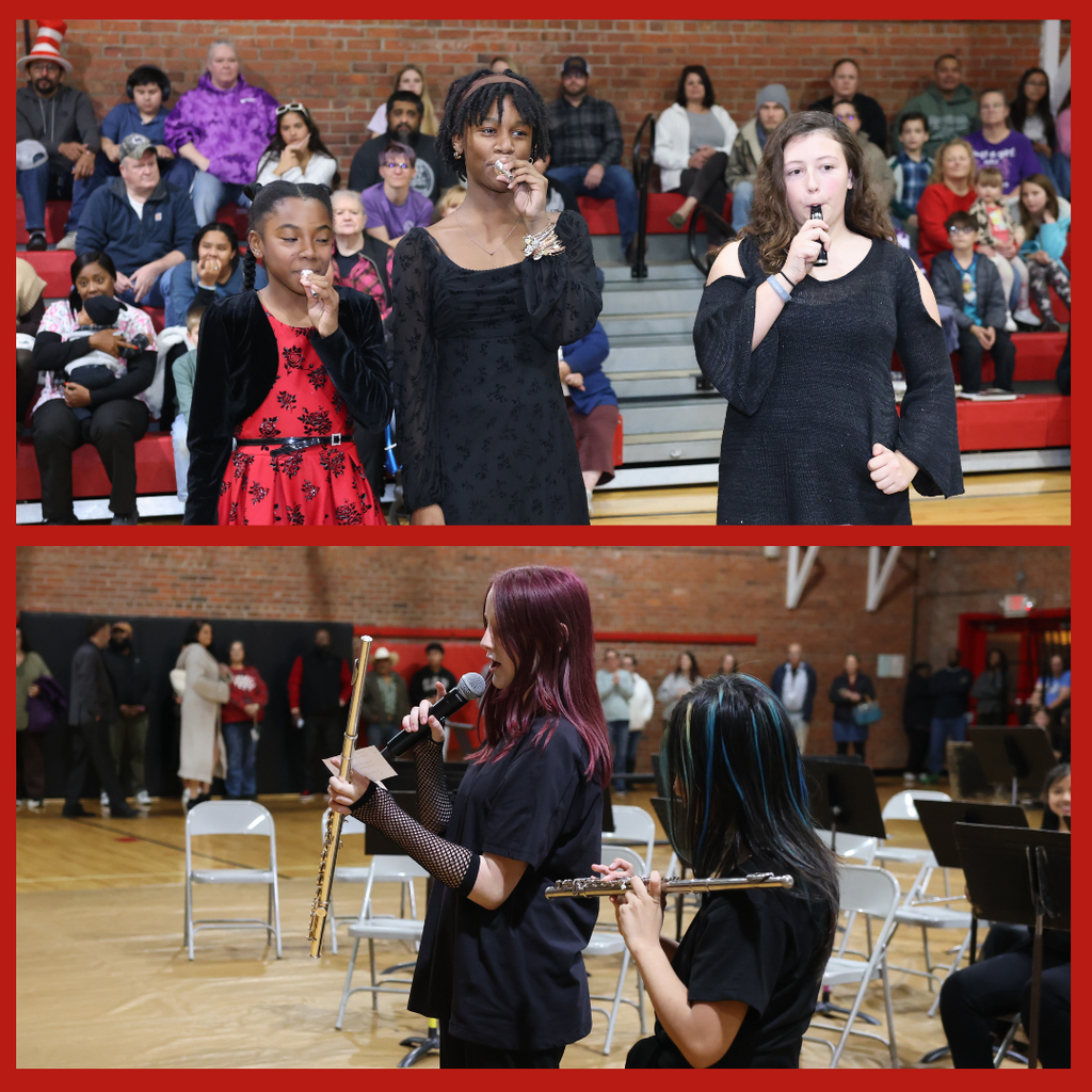 holiday band concert with staff and students