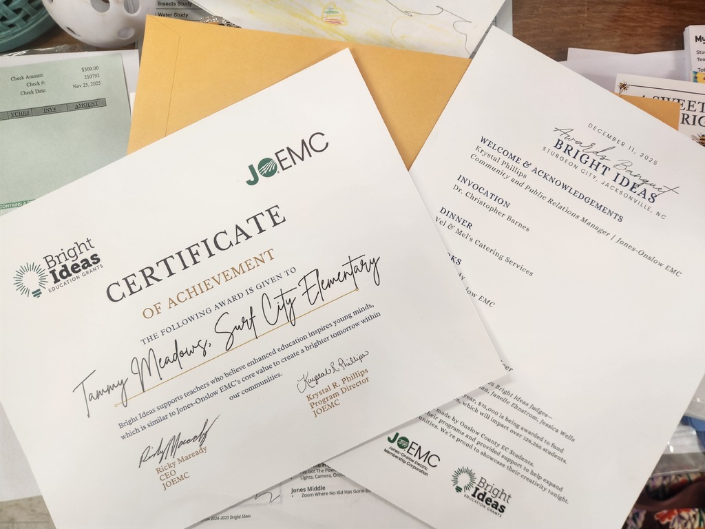 bright ideas certificate