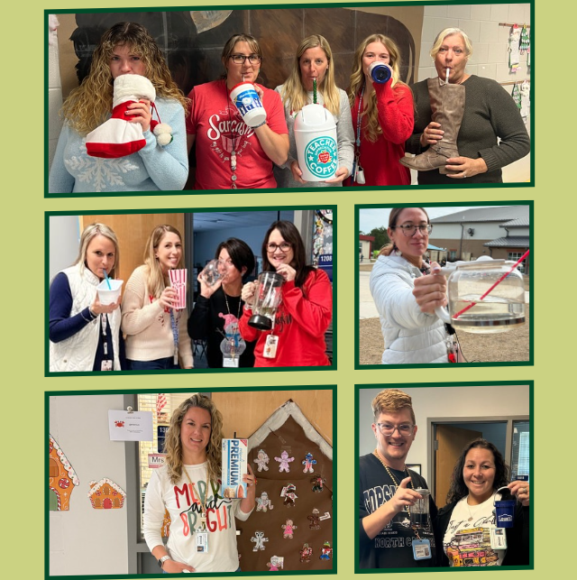 teachers drinking out of anything but a cup 