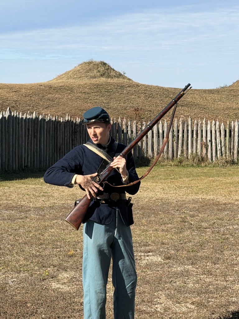 8th grade field trip to Fort Fisher, NC.