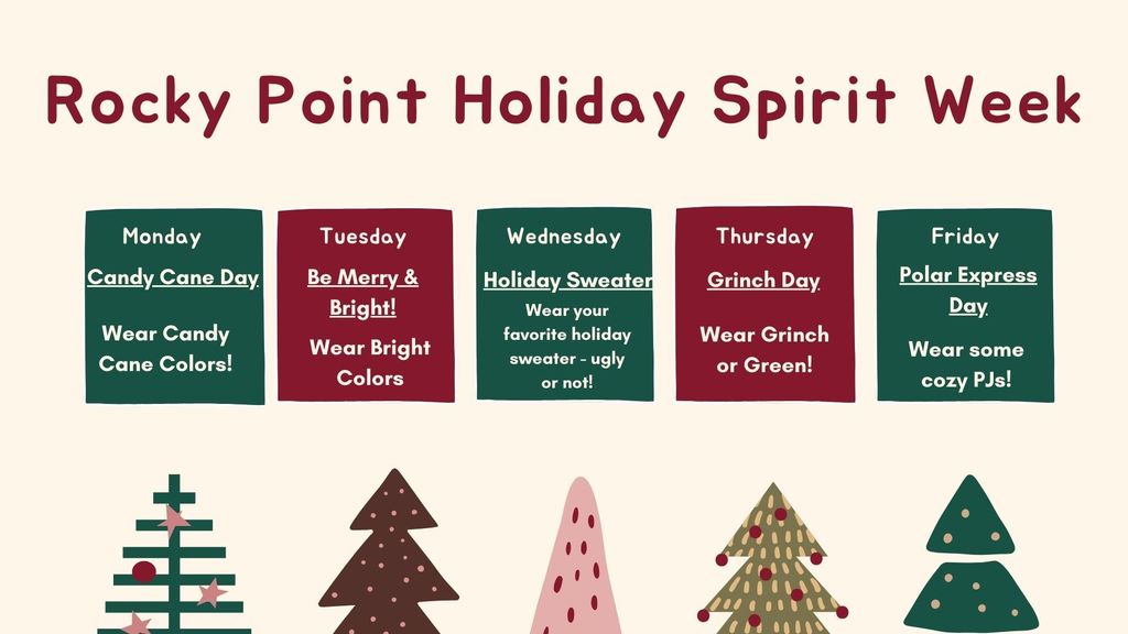Christmas Spirit Week Online Group Brainstorm in Burgundy and Green Handdrawn Style