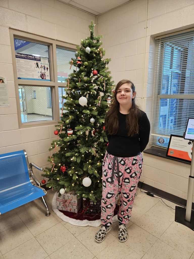 Cape Fear Middle's Million Minute Reading Challenge Winner for November