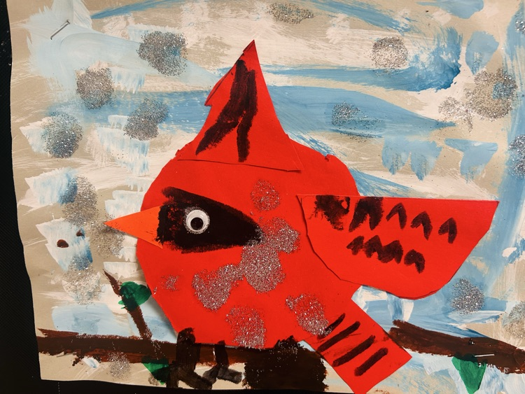 TAES artists are getting ready for winter in the art room by creating winter scenes using balance, value, and texture. Look how gorgeous they came out! 