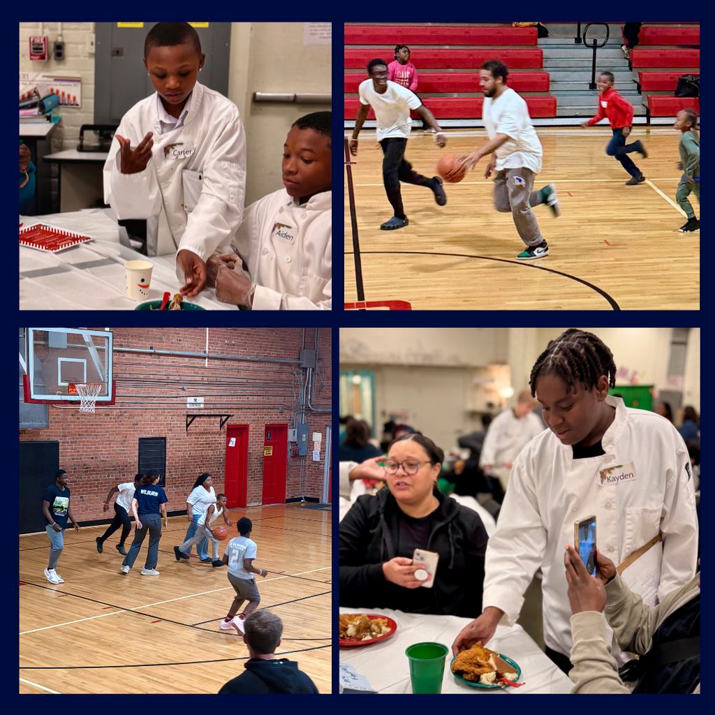 students staff and parents at CIS community night