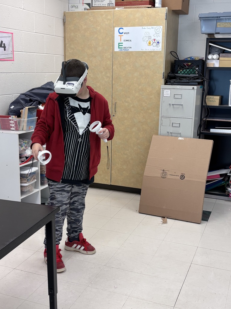 Students in Mrs. Morin's class are getting hands-on experience with cutting-edge VR technology to explore CTE career paths!