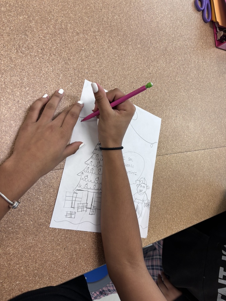 In Mrs. Morin's class, students practiced cooperative drawing with holiday themes. The challenge: draw collaboratively, one shape at a time, with no verbal communication.