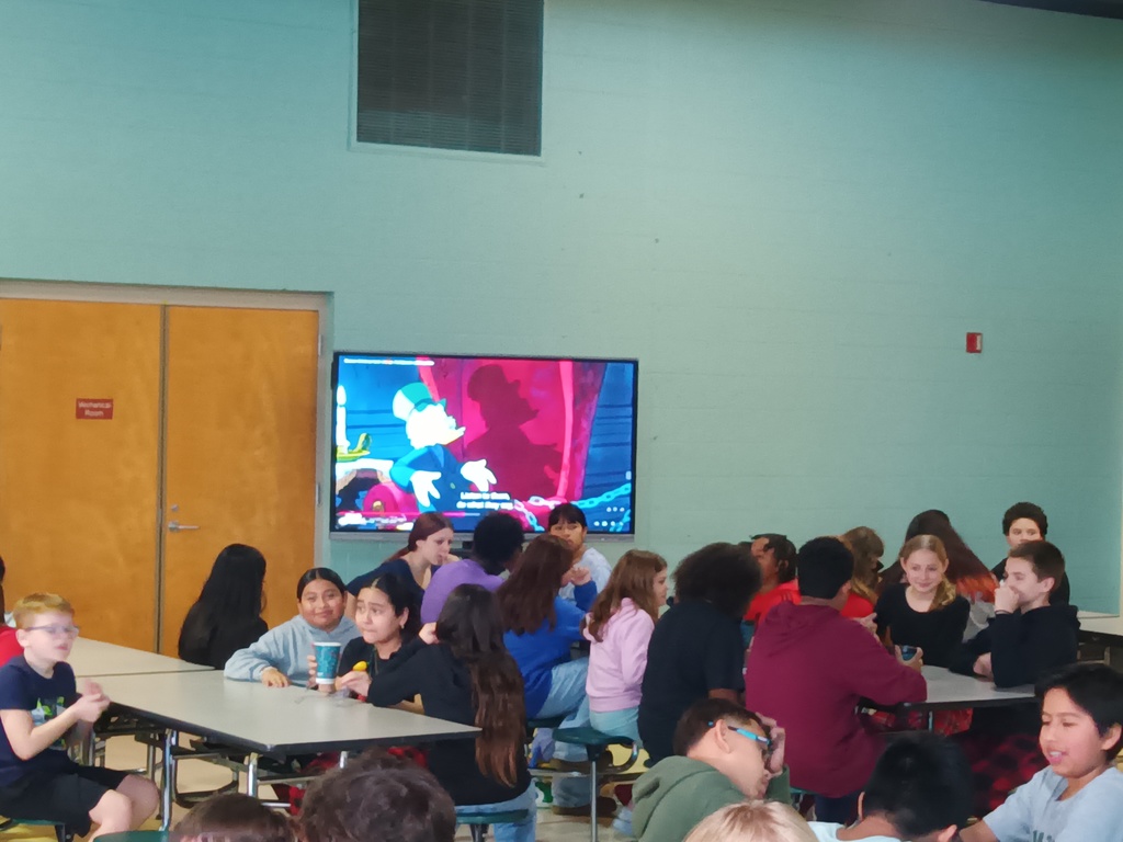 🎬 A movie in the cafeteria