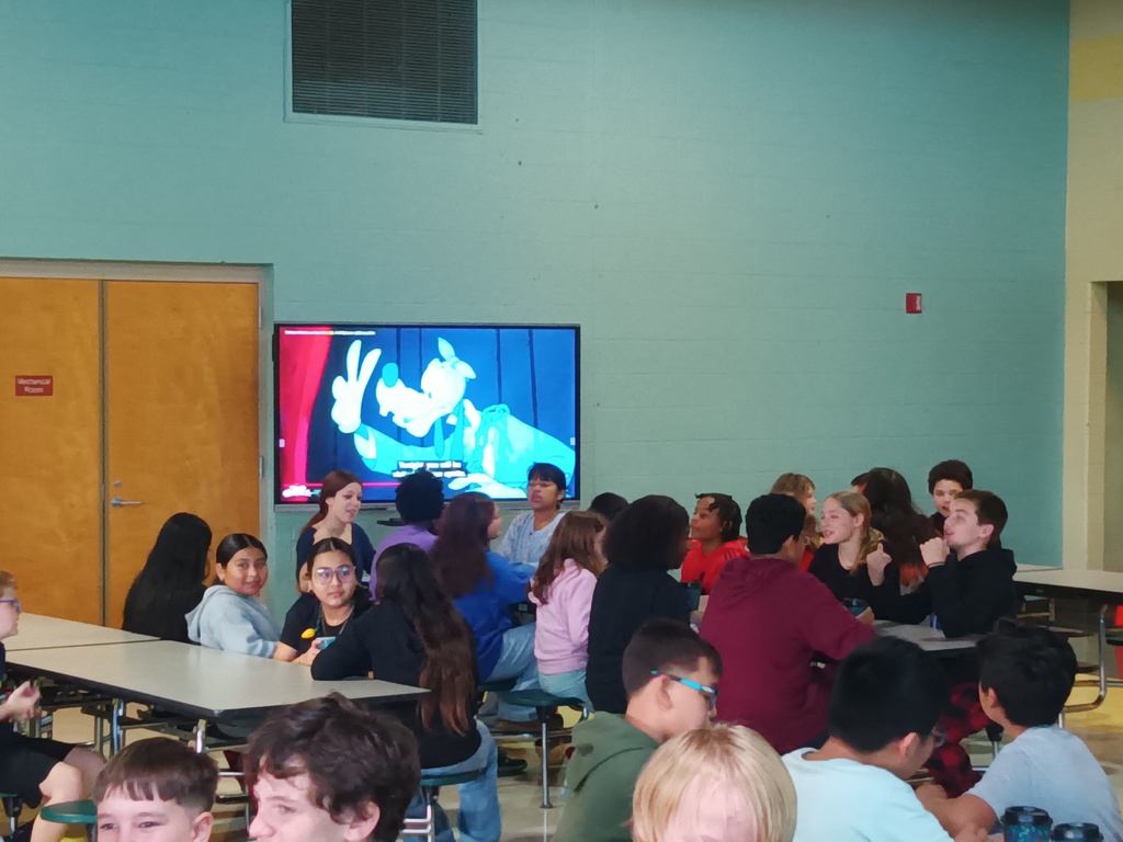 🎬 A movie in the cafeteria