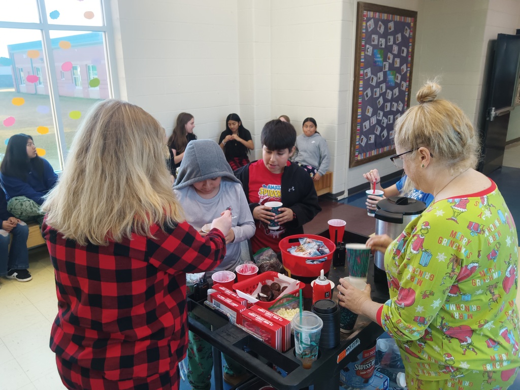 ☕ Hot chocolate stand visits for those with 12 days of perfect attendance