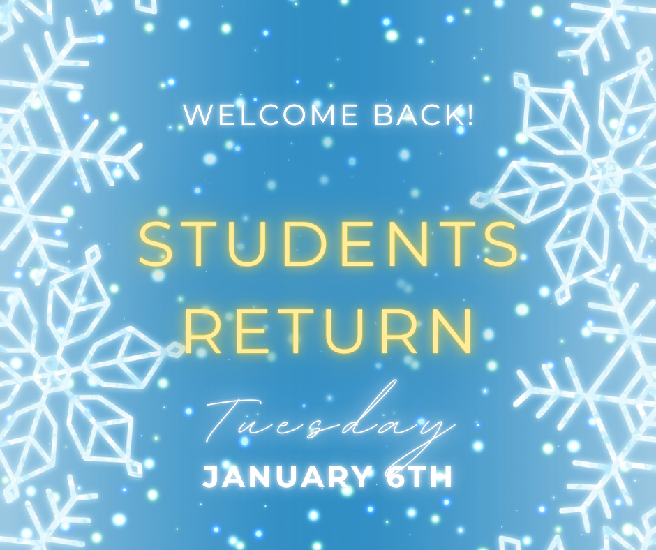 blue background with snowflakes