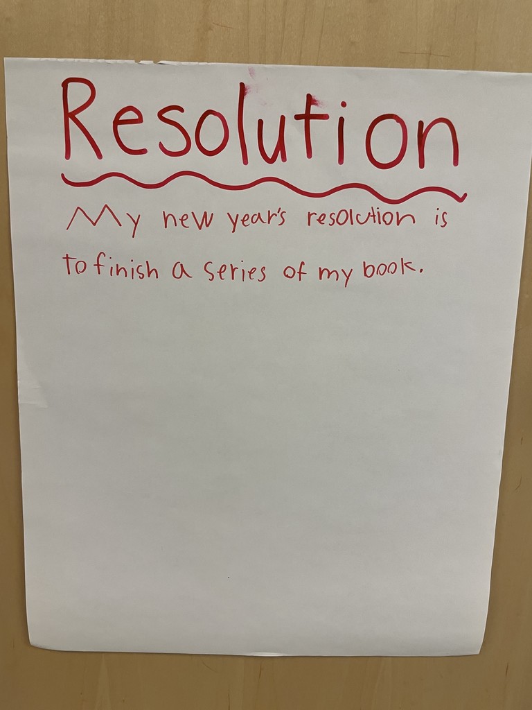 New Years Resolution poster 