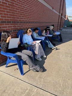 Outside learning during the first week of January!