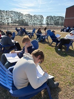 Outside learning during the first week of January!