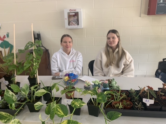 PECHS students selling plants 🪴