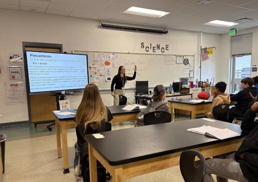 Students hard at work