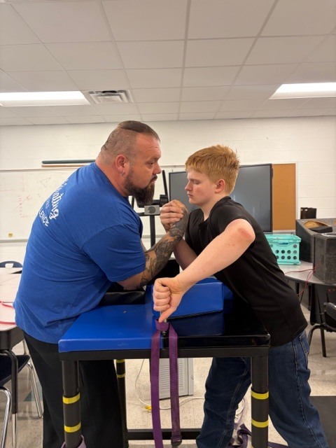 Mr. Elmore would like to recognize Kallen Felix for his win at the 4th Annual Camel City Classic arm wrestling tournament this past weekend.