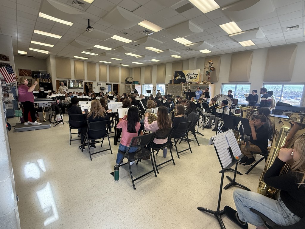All county band clinic concert pictures.