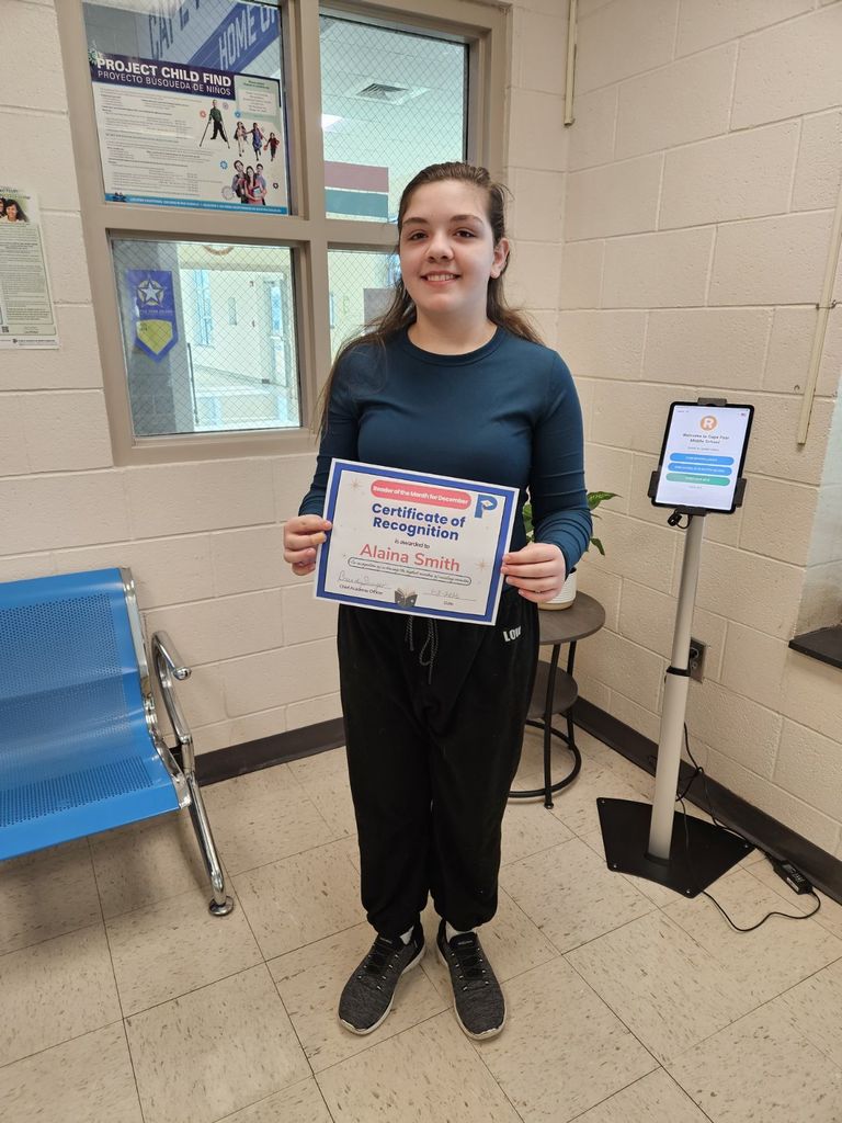 Alaina: December's reader of the month.