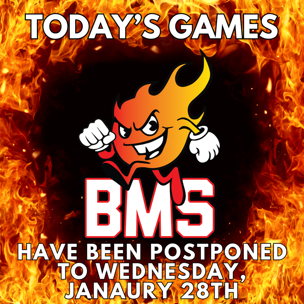 game postponed until this Wednesday flyer